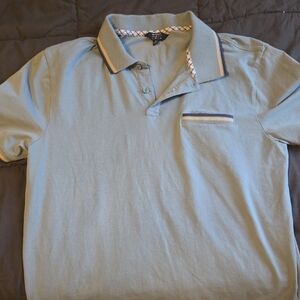 Ben Sherman Blue Polo Shirt Classic Short Sleeve